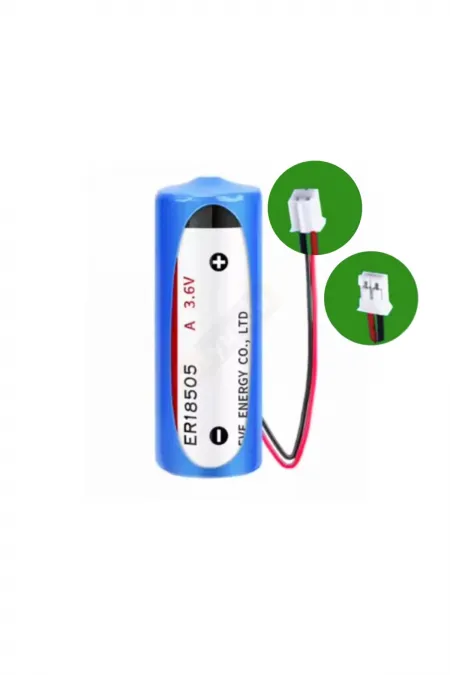 Eve ER18505h 3.6V Lityum Pil Kalın Soketli Eve ER18505h 3.6V Lityum Pil Kalın Soketli